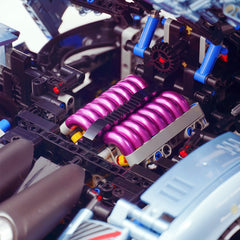 1:8 Devel sixteen V16 | Electroplating Tiffany Blue Custom Edition | Officially licensed (4016PCS)