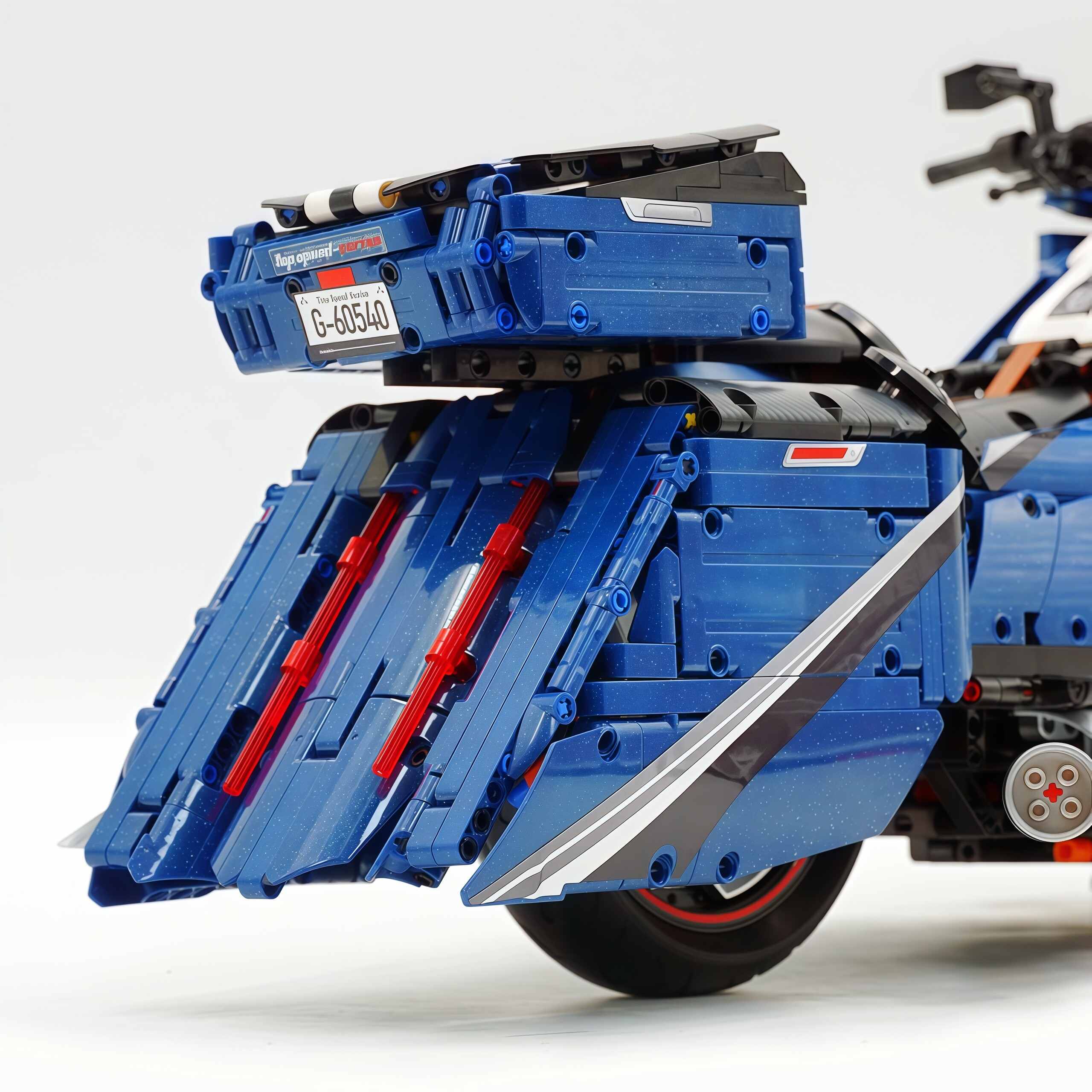1:5 Harley-Davidson Street Glide Motorcycle | Glossy Starry Sky Blue Painted Edition(2410 PCS) - BAV BRICK