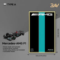 Car Display Frame for LEGO TECHNIC MERCEDES AMG F1 42171