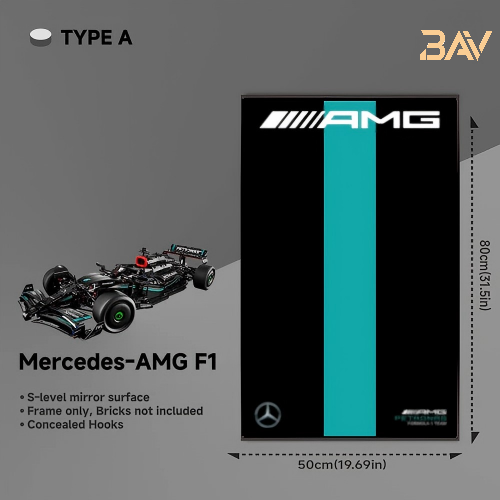 Car Display Frame for LEGO TECHNIC MERCEDES AMG F1 42171