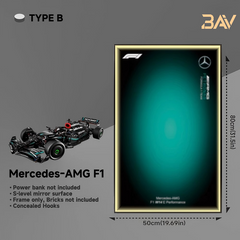 Car Display Frame for LEGO TECHNIC MERCEDES AMG F1 42171