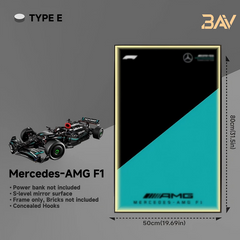 Car Display Frame for LEGO TECHNIC MERCEDES AMG F1 42171