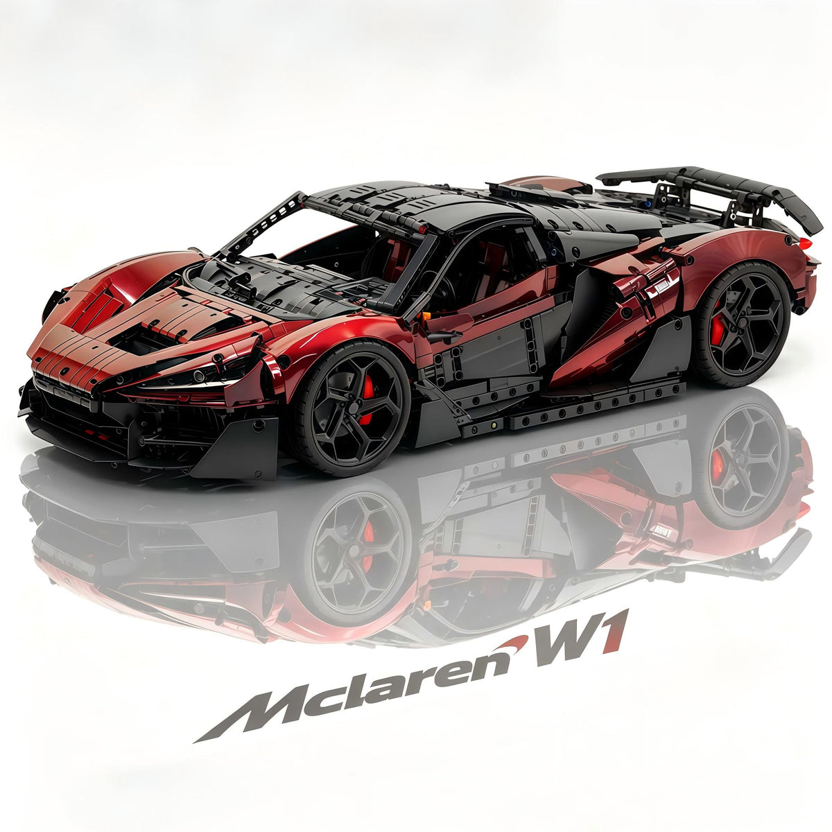 1:8 The Ultimate McLaren W1 | Black & Red Chameleon Paint Edition | Shipped in Original Gift Box (4200+ PCS)