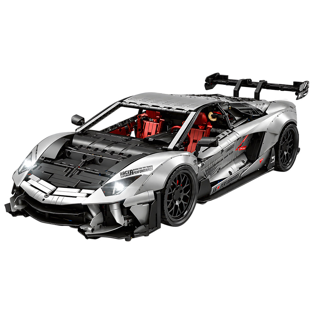 1:8 Lamborghini Aventador SVJ LBWK | Chrome Bull Widebody Supercar (4990+ PCS)