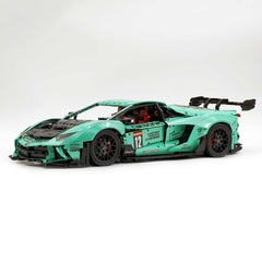 1:8 Lamborghini Aventador SVJ LBWK | Baked Enamel Mint Green Limited Bull Widebody Supercar (4990+ PCS)