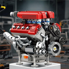 Motorised High-Revving V8 Italian Engine |  Performance Engine Engineering | 1100 PCS - BAV BRICK