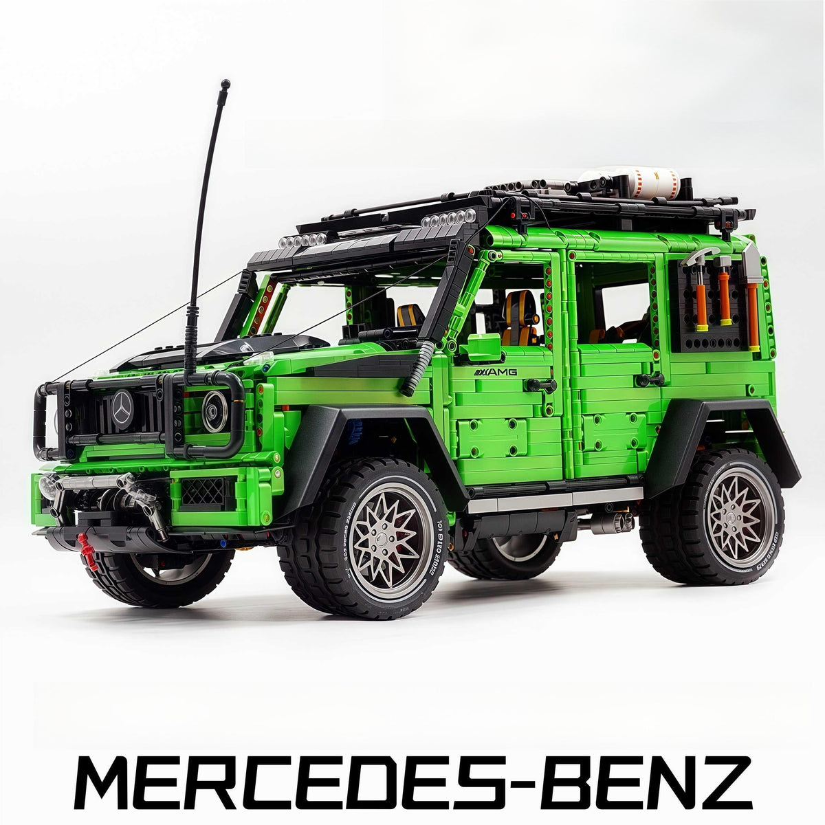 1: 8 Mercedes Benz G 500, Ultimate Maneuver Control Off-Road | Paint Pearlescent Green Custom Edition(3914 Pcs)