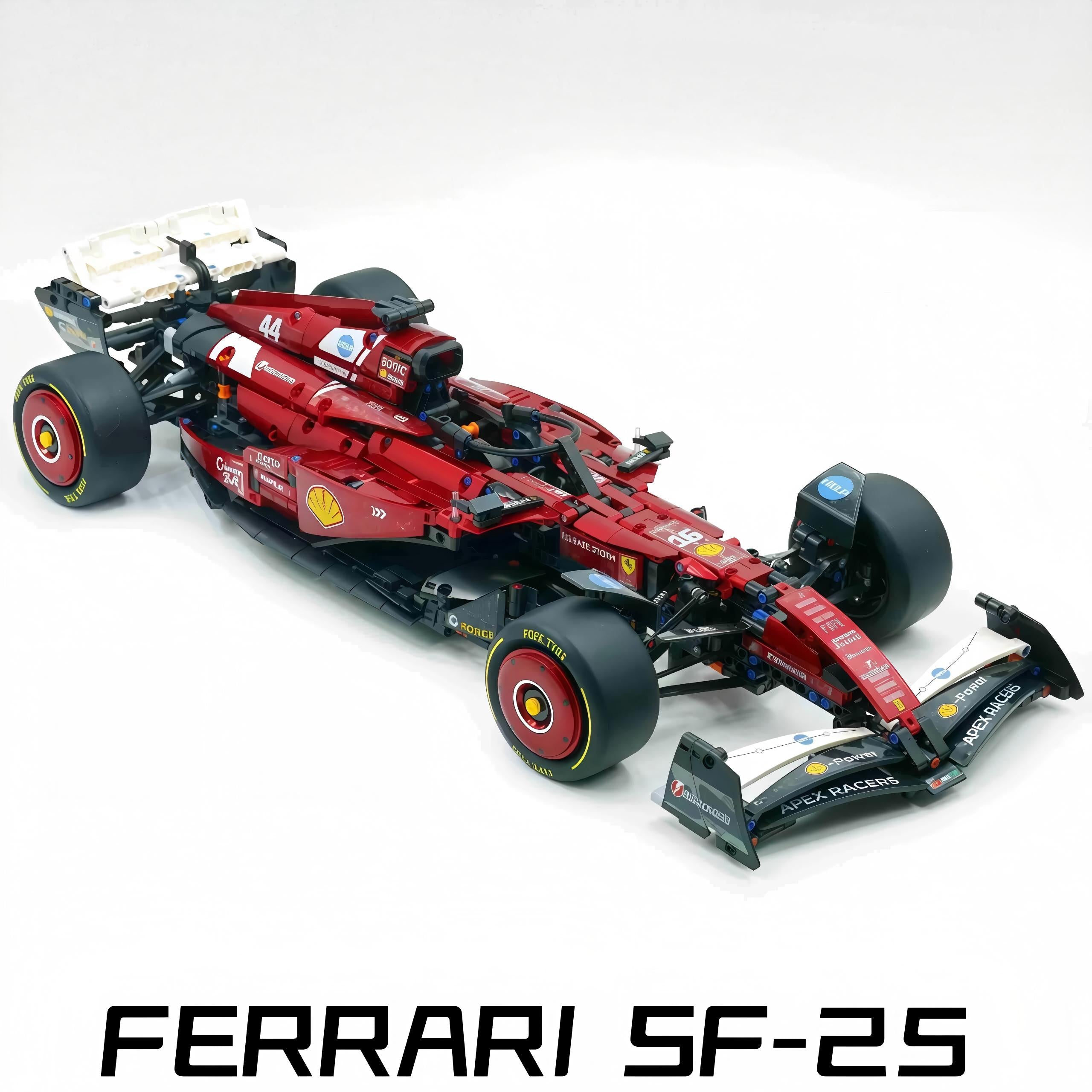1:8 Ferrari SF-25 F1 Car | Custom Painted Burgundy Edition (1900pcs) - BAV BRICK