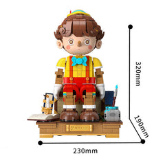 Pinocchio Building Blocks | Classic Fairy Tale Puppet Model