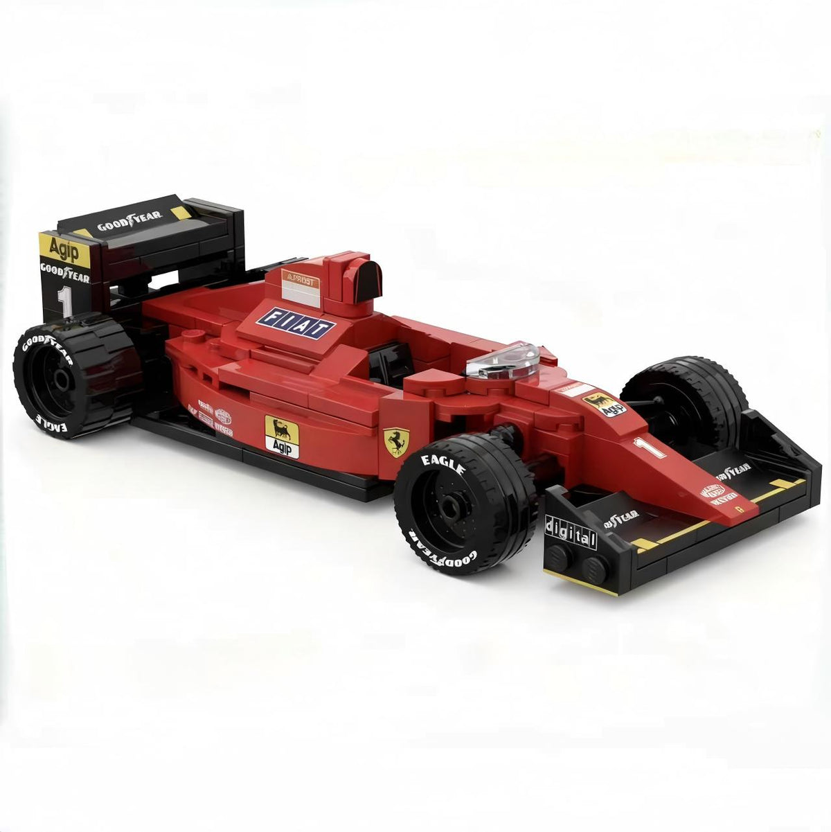 1:24 Ferrari 641 F1 Racing Car | Includes a Complete Set of Stickers (186Pcs)