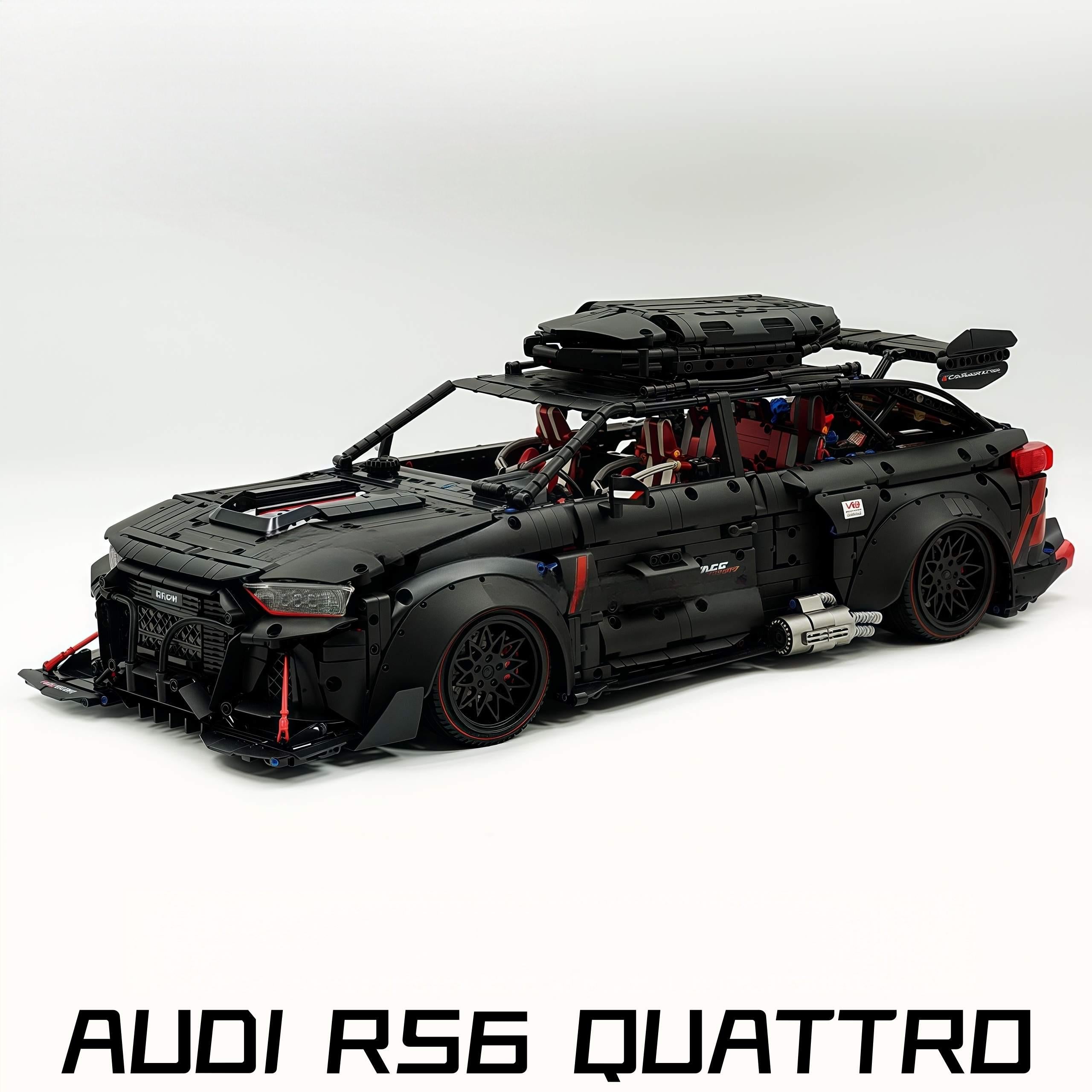 1:8 Audi RS6 Quattro Widebody Wagon | Matte Black Power | 4189+ PCS