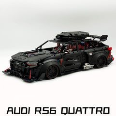 1:8 Audi RS6 Quattro Widebody Wagon | Matte Black Power | 4189+ PCS