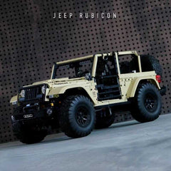 1: 6 Jeep Wrangler Off-Road Pickup with Remove Control, Electric Telescopic Hook, Tank Turn, Exclusive Wheel Arch, 3621 Pcs