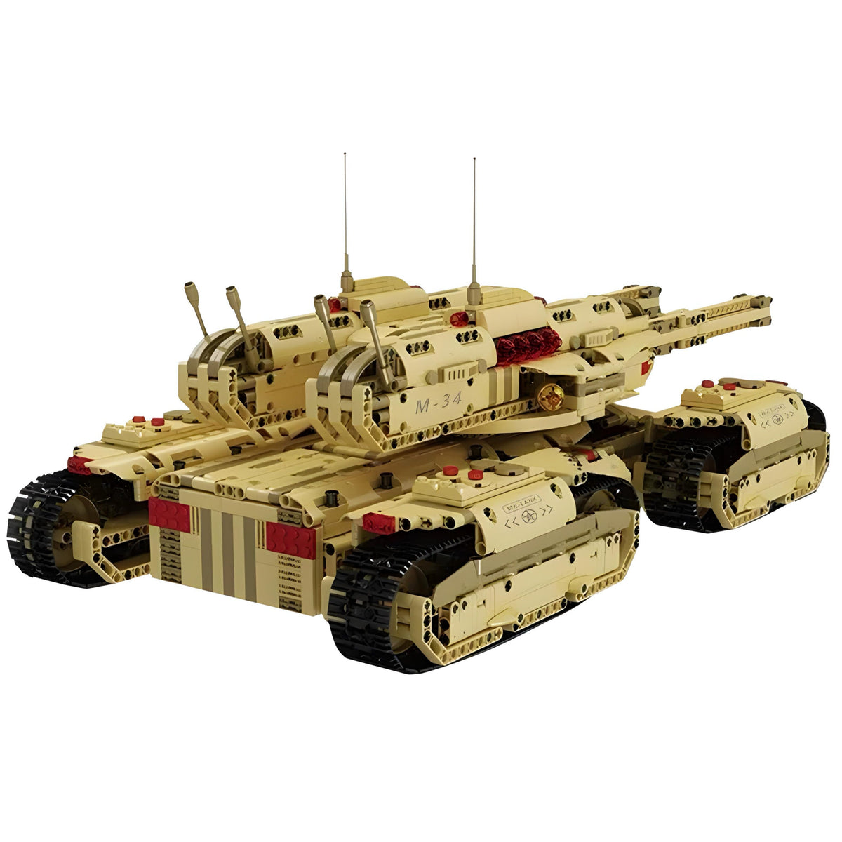 REMOTE CONTROLLED ARMY MAMMOTH 4 TRACK TANK (3294 PCS)