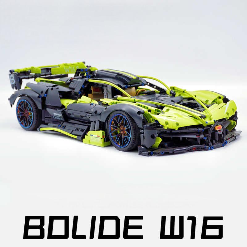 1: 8 Bugatti Bolide W16, Fully Printed Exterior Parts, Free Electroplated Wheels (3588 PCS)