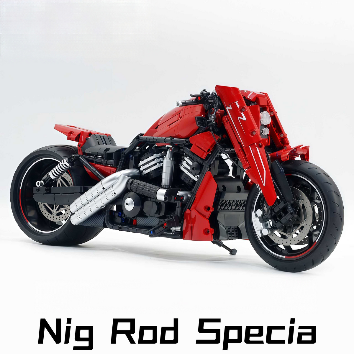 1:5 1:5 Harley-Davidson Night Rod Motorcycle with Front and Rear Lights(2129 PCS)