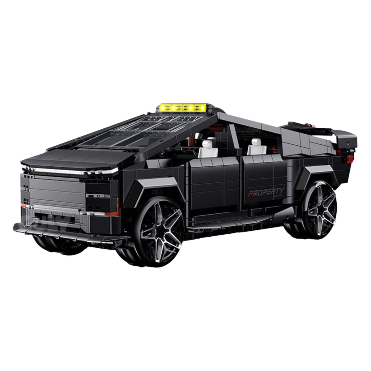 Remote Controlled Futuristic Cyber Utility Truck with Omniwheel Drift(1578pcs)