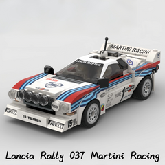 Lancia Rally 037 Martini Racing | Includes a complete set of stickers - 244PCS (MOC-130287)