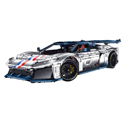 1:8 El Ferrari F80 definitivo | Hipercoche V6 del Cavallino Rampante a control remoto | Edición limitada plateada (3998 piezas)