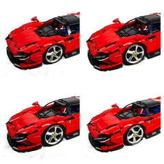1:8 Custom Printed Imitation Hot Melt Tire, Suitable for All 1:8 Supercars (4-pack)