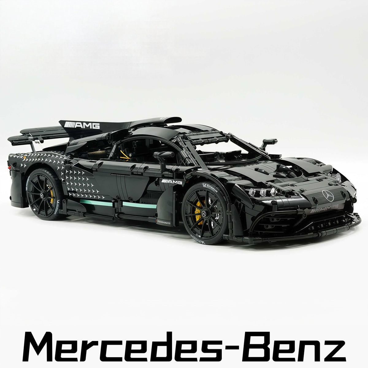 1: 8 Mercedes AMG ONE Pearlescent Black Limited Edition, Fully Detailed Simulation, The Ultimate Collectible (3295 Pcs)
