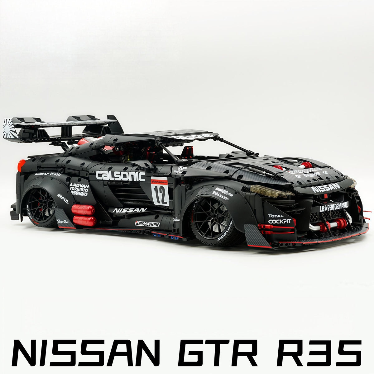 1:8 Nissan GT-R R35 Widebody Black Warrior Custom Edition |&nbsp; Black Beast | 3939+ PCS
