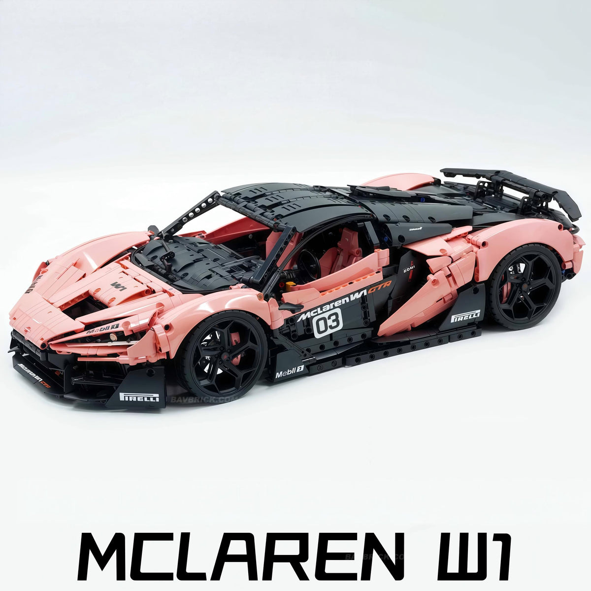 1:8 The Ultimate McLaren W1 | Misty Rose Custom Edition | Shipped in Original Gift Box (4200+ PCS)
