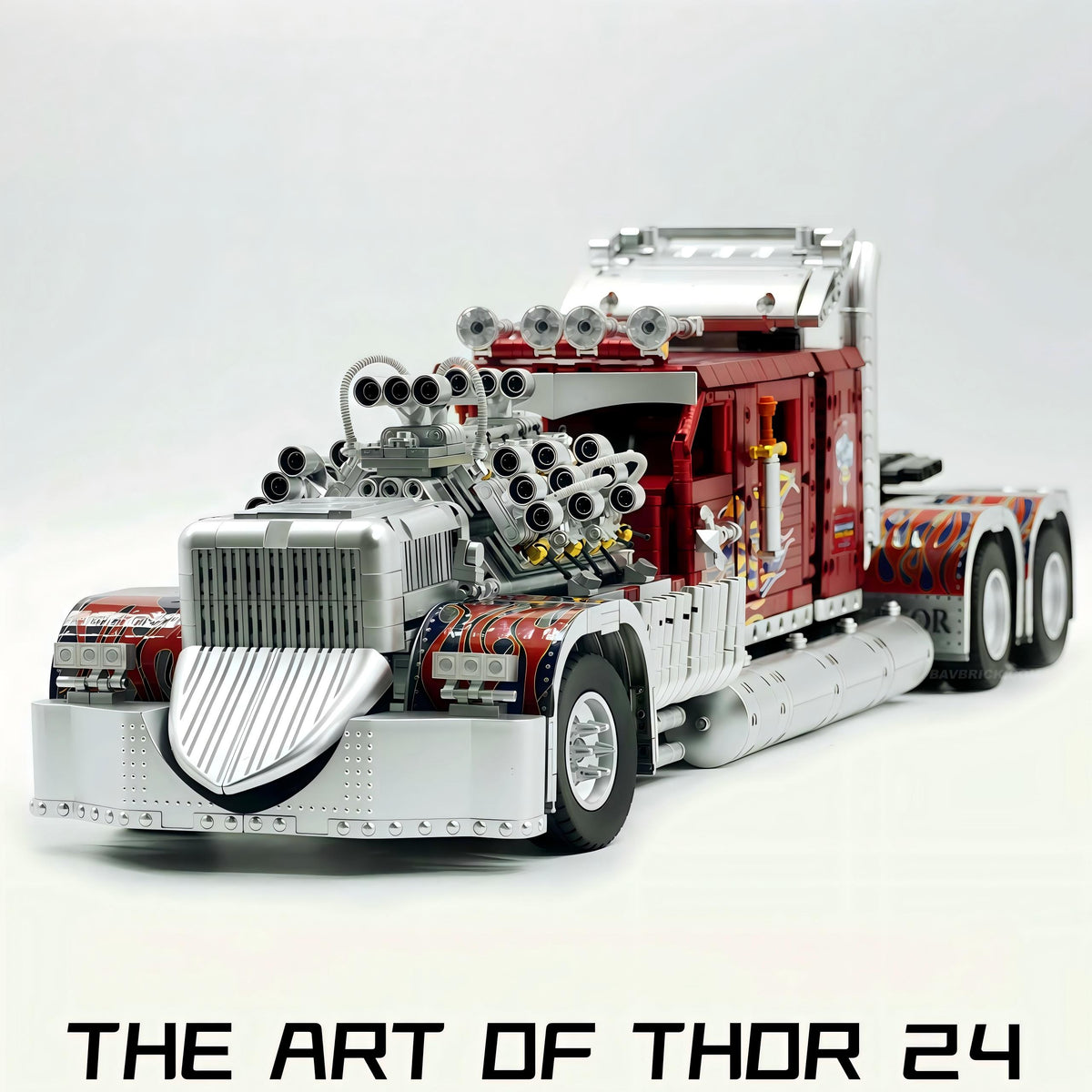 The American Thor 24 Heavy Diesel Truck (3485 PCS) - BAV BRICK