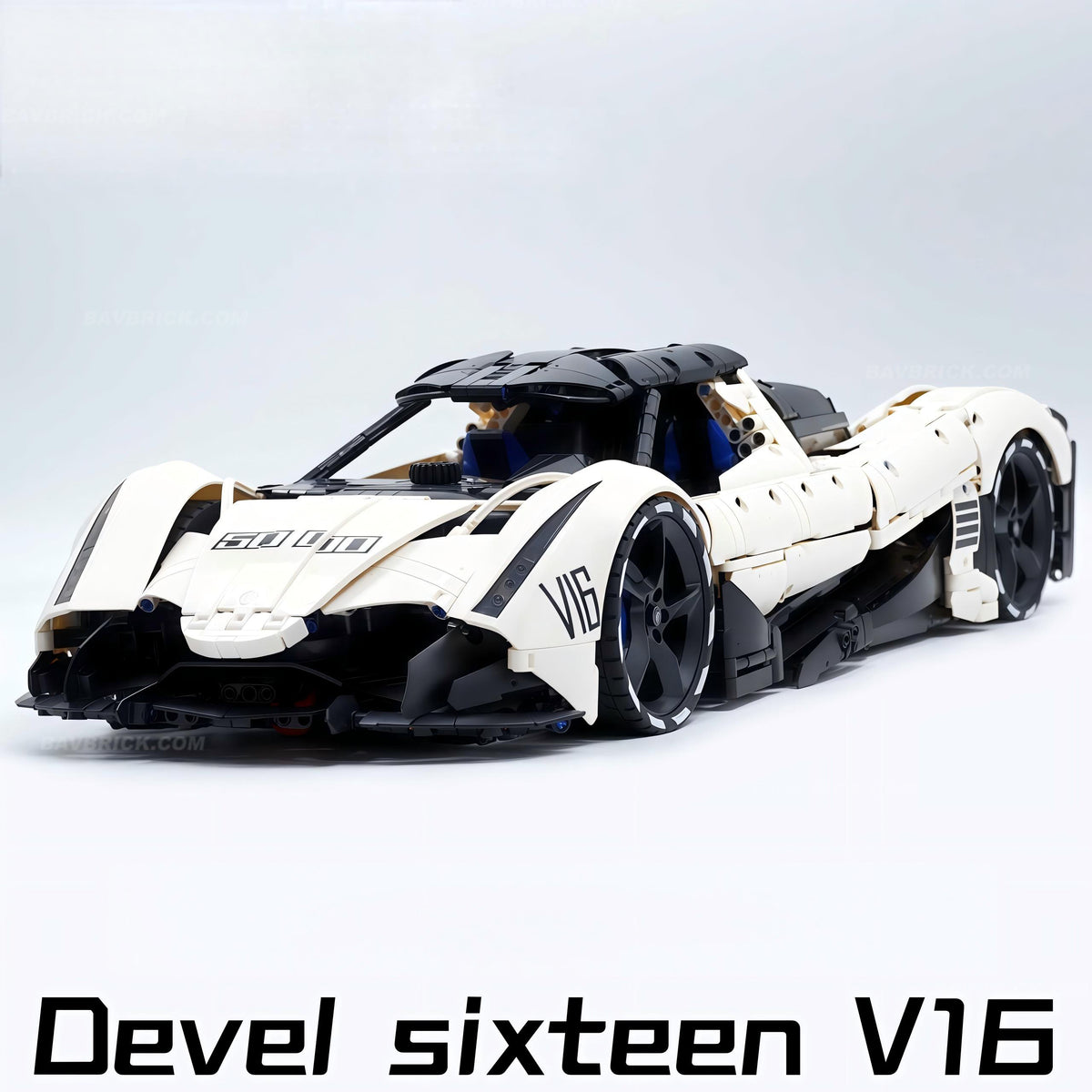 1:8 Devel sixteen V16 | Officially licensed (4016PCS) - BAV BRICK