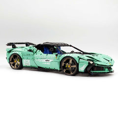 Ferrari SF90XX 1:8, finition rose, édition limitée, la supercar ultime, plus de 12 détails reproduits (4100 exemplaires)