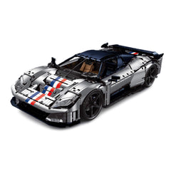 The Ultimate FERRARI F80 Prancing Horse Hypercar 4702pcs | Silver Limited Edition