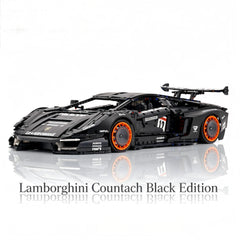 1:8 Lamborghini Countach Matte Black | 2025 Limited Edition (3883 PCS) - BAV BRICK