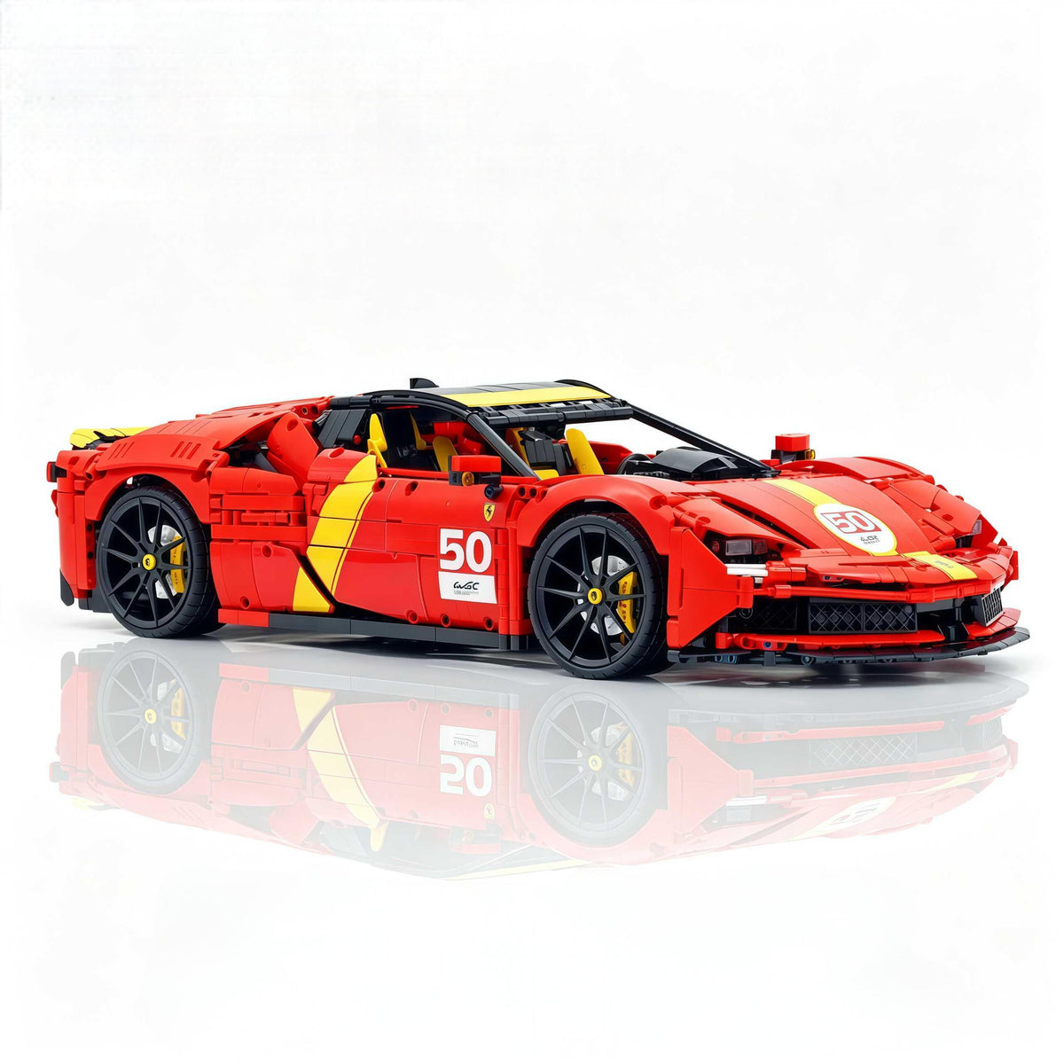 1:8 Ferrari SF90 Hypercar | Mechanical Linkage Version (3797 PCS) - BAV BRICK