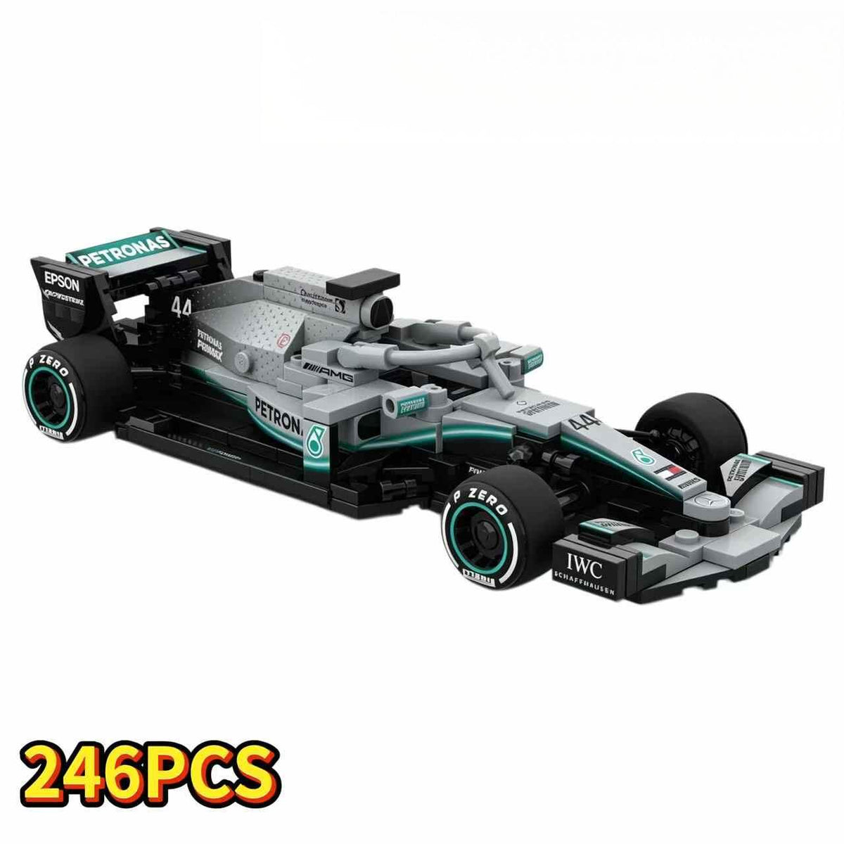 1:24 Mercedes-Benz W10 F1 Car | Includes a Complete Set of Stickers (246Pcs)