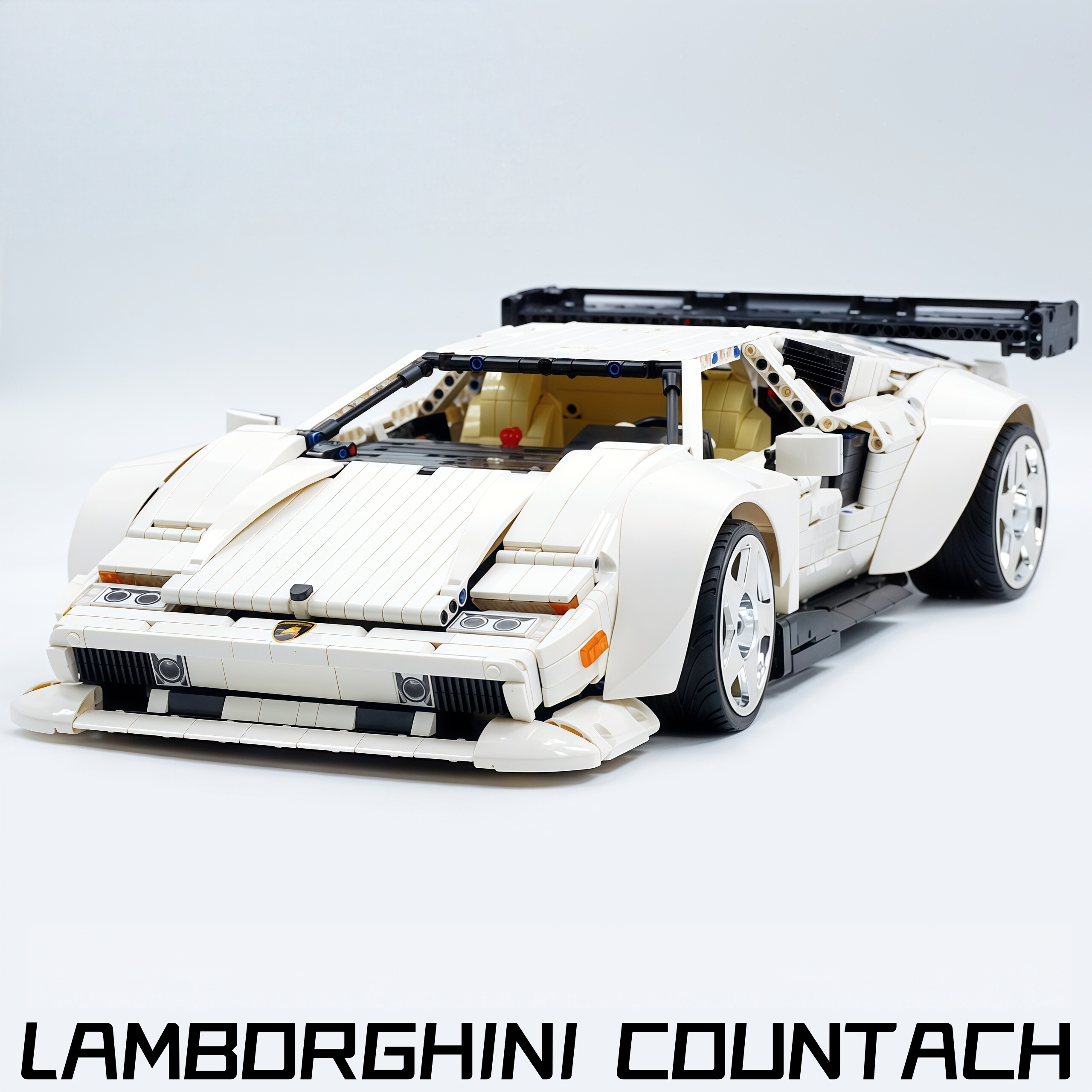 1:8 Widebody Classic Lamborghini Countache 5000 – Pearlescent White Edition (4301 PCS) - BAV BRICK