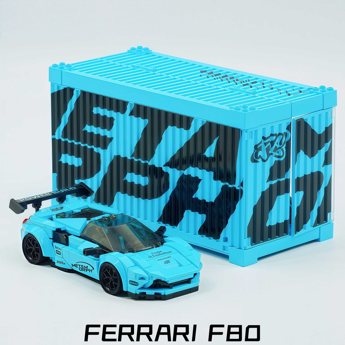 Blue Ferrari F80 Widebody Edition | Exclusive Display Box Edition (362 PCS)