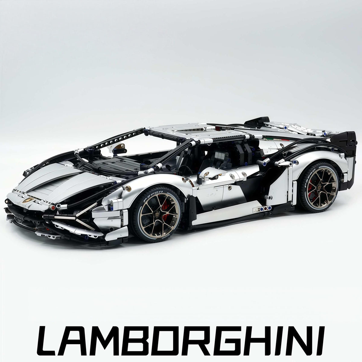 1: 8 Lamborghini Sian Matte Silver Special Edition (3696 PCS)