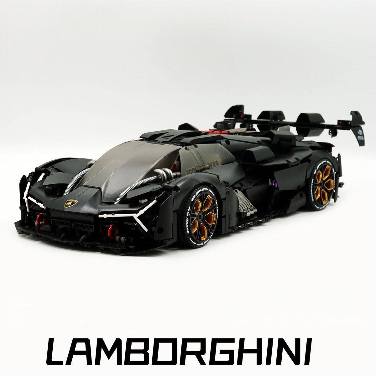 1: 8 Lamborghini Terzo Millennio, Matte Black Customized Edition(3492 Pcs)