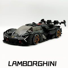 1: 8 Lamborghini Terzo Millennio, Matte Black Customized Edition(3492 Pcs)