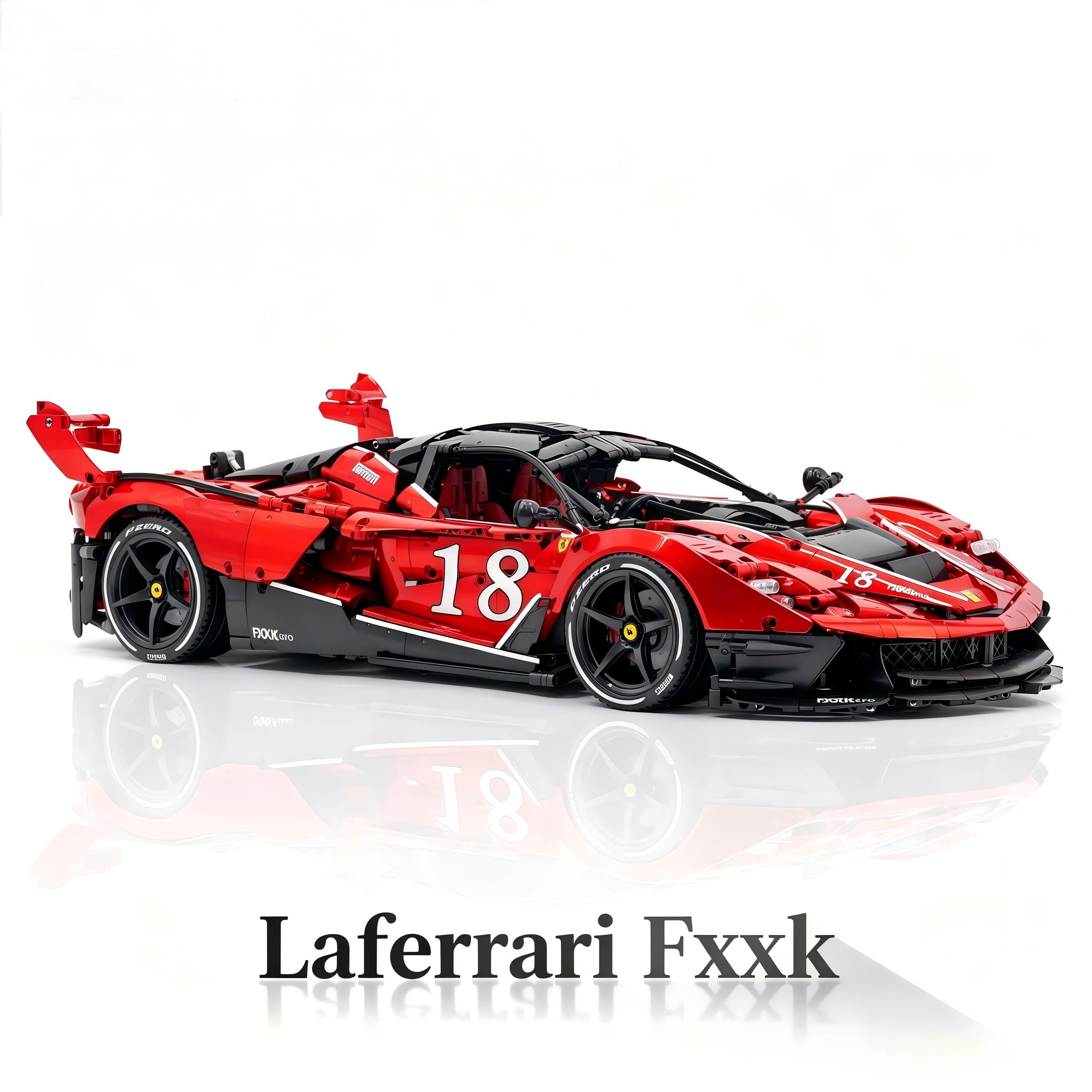 1:8 The Ultimate Italian Hybrid Hypercar EVO | Pearl Red Painting Italian Flagship (4058PCS) - BAV BRICK