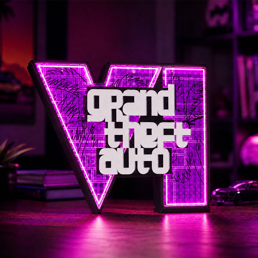 Grand Theft Auto VI Peripheral Series | Desktop/Wall Lighting Decoration Set (553 PCS)