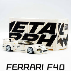 Ferrari F40 LBWK | White Edition | Container Display Case (394 PCS)