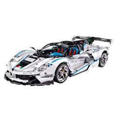 1:8 The Drift LaFerrari FXXK EVO | Pearl White Painting Custom Edition (4580pcs)