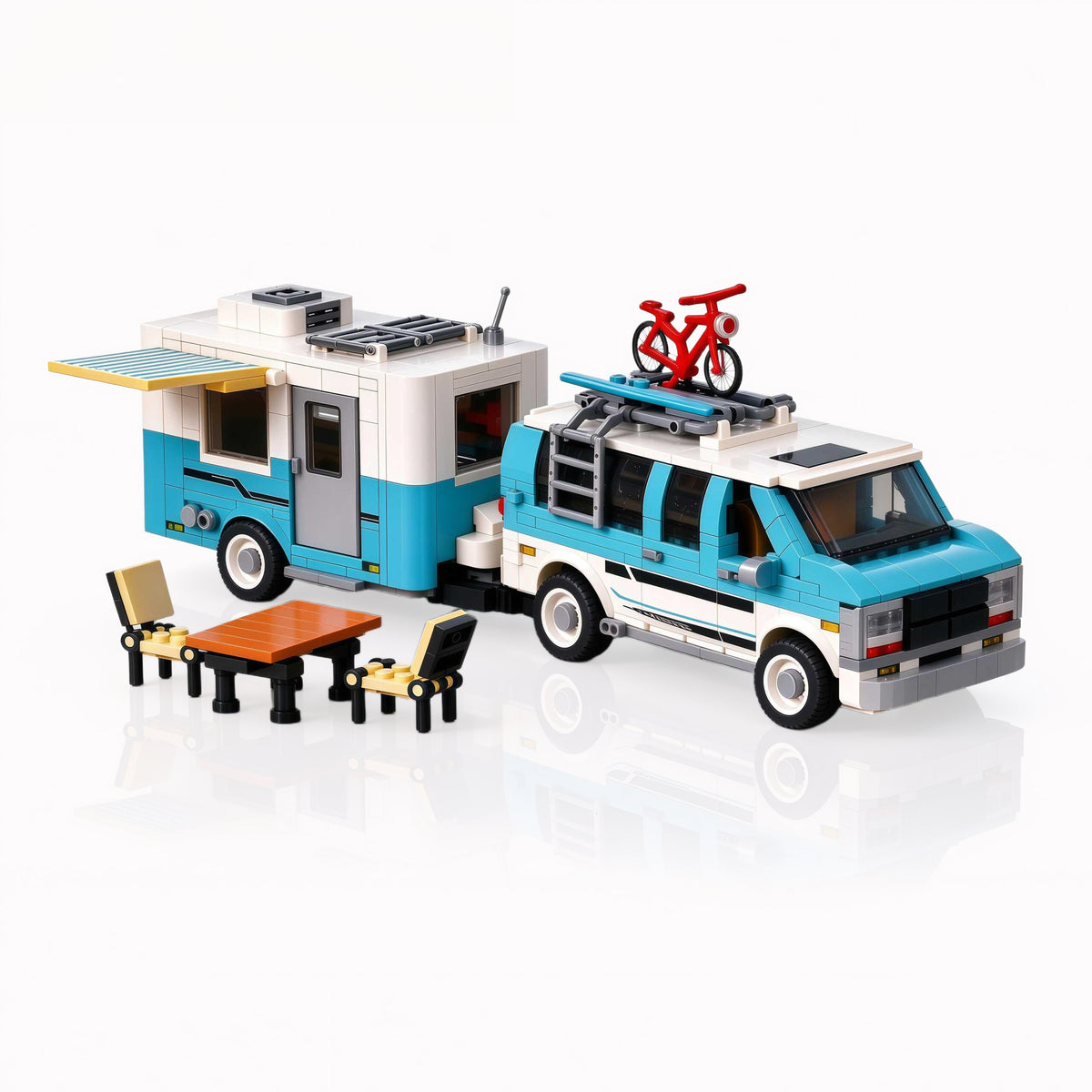 Chevrolet G20 Campervan & Caravan Set | 844 PCS
