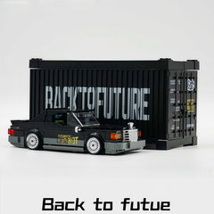 Futuristic Chariot | Back to Future Black Edition | Container Display Case (627 PCS)