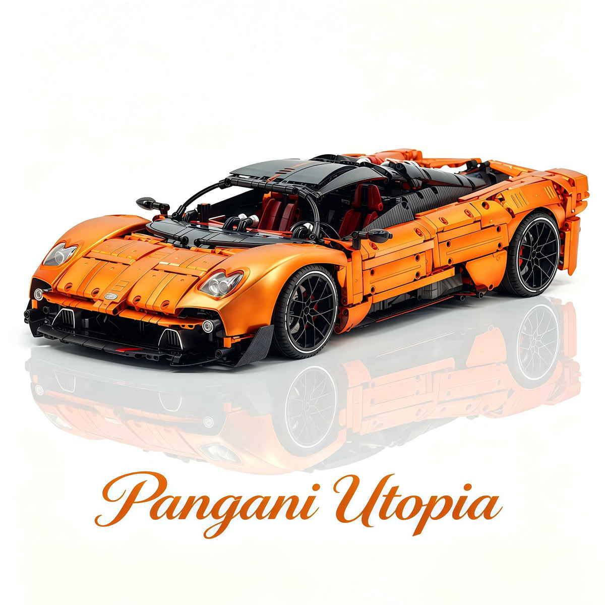 El superdeportivo Pagani Utopia definitivo a escala 1:8 | Edición limitada V12 italiano exótico dorado champán (3314 piezas)