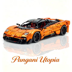 El superdeportivo Pagani Utopia definitivo a escala 1:8 | Edición limitada V12 italiano exótico dorado champán (3314 piezas)