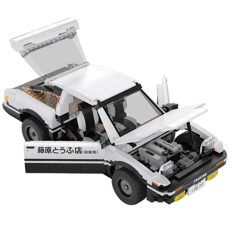 Initial D Toyota AE86, Genuine Authorized collector's Edition(1324 Pcs) - BAV BRICK