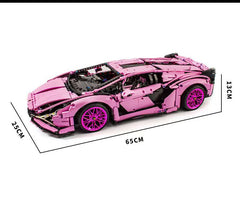 1: 8 Pink Lamborghini Sian Special Edition (3696 PCS)