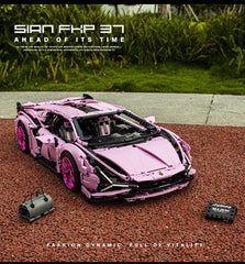 1: 8 Pink Lamborghini Sian Special Edition (3696 PCS)